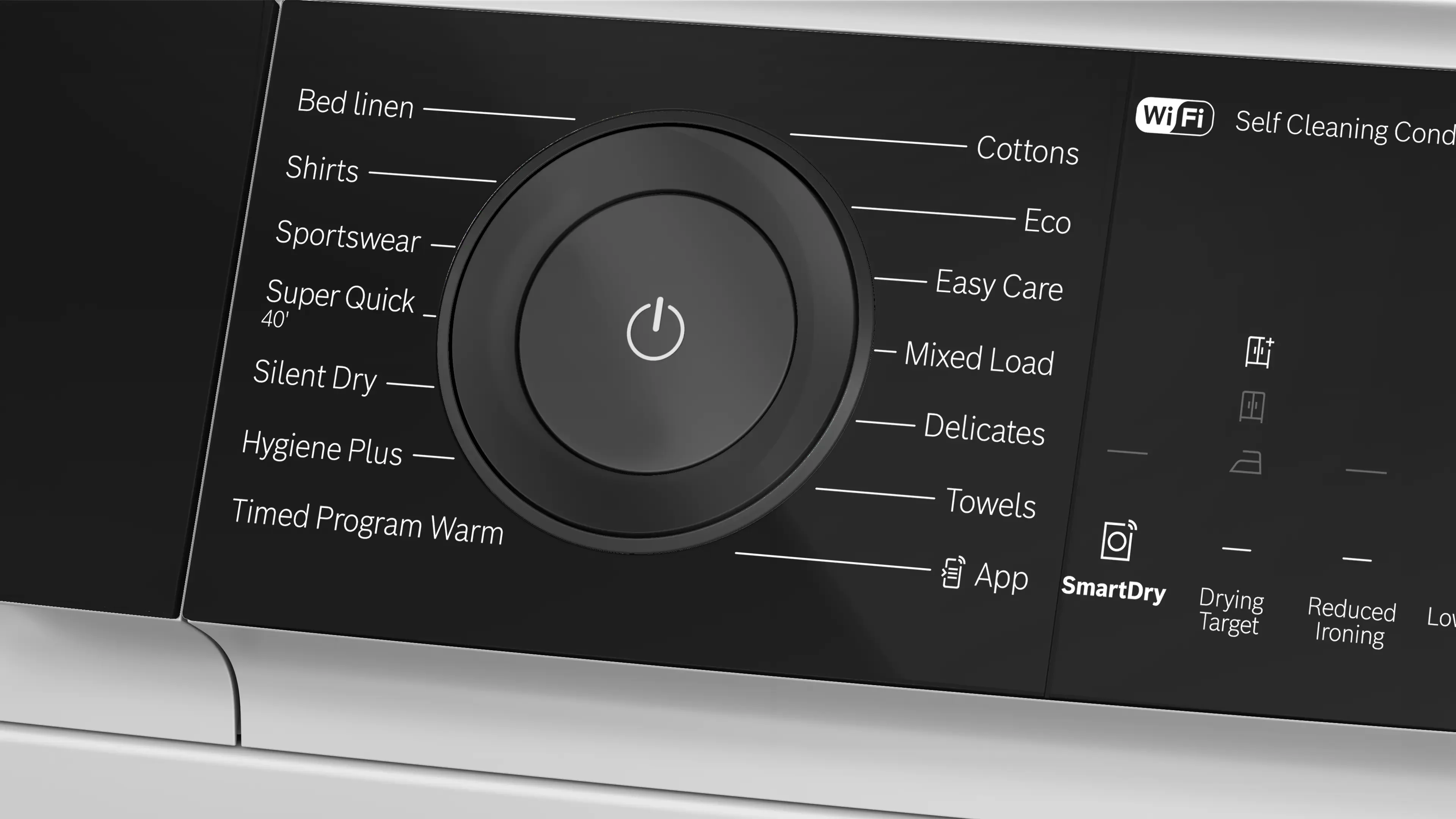 Bosch Series 6 WQH246D9GB Freestanding 9kg Heat Pump Tumble Dryer White - Image 3