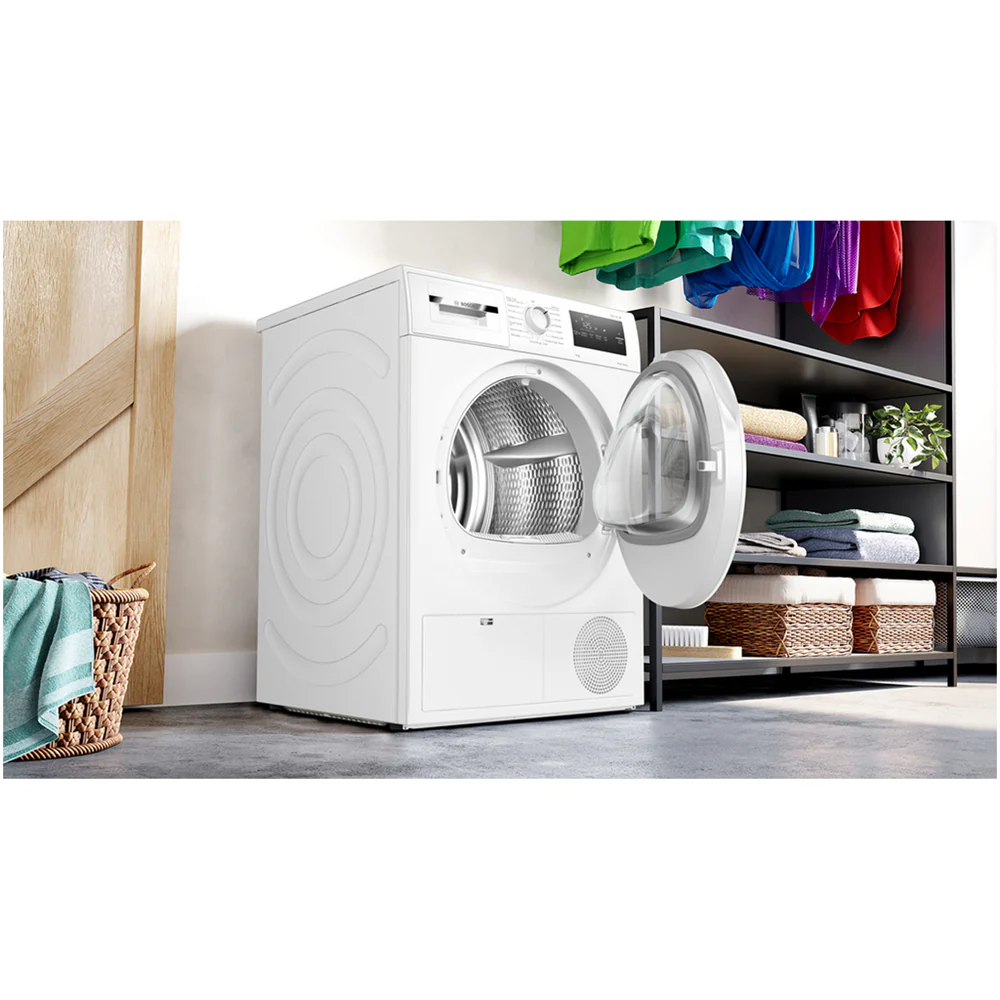 Bosch WTH85225GB Series 4 8kg Heat Pump Tumble Dryer White - Image 4