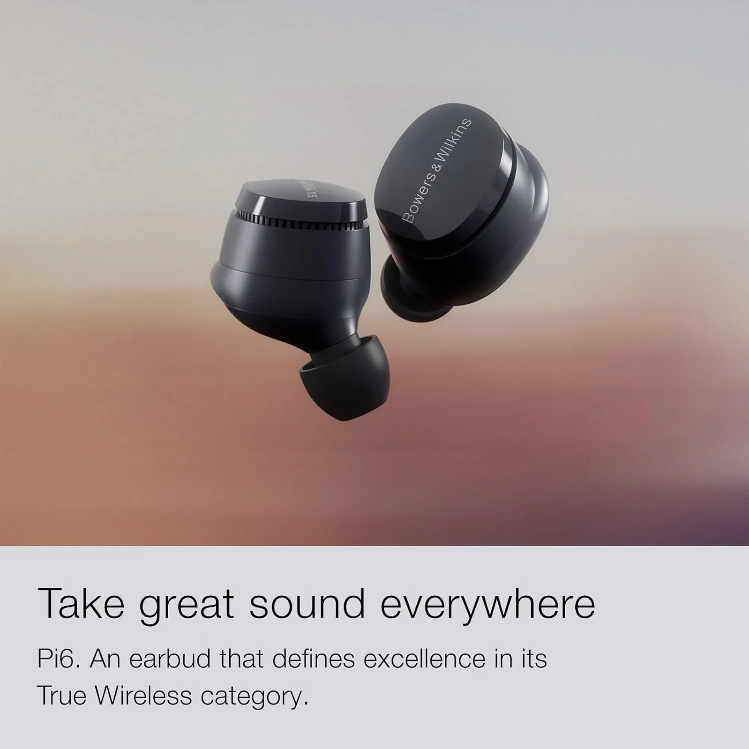 Bowers and Wilkins Pi6 In-ear True Wireless Noise Cancelling Earbuds Cloud Grey - Image 9