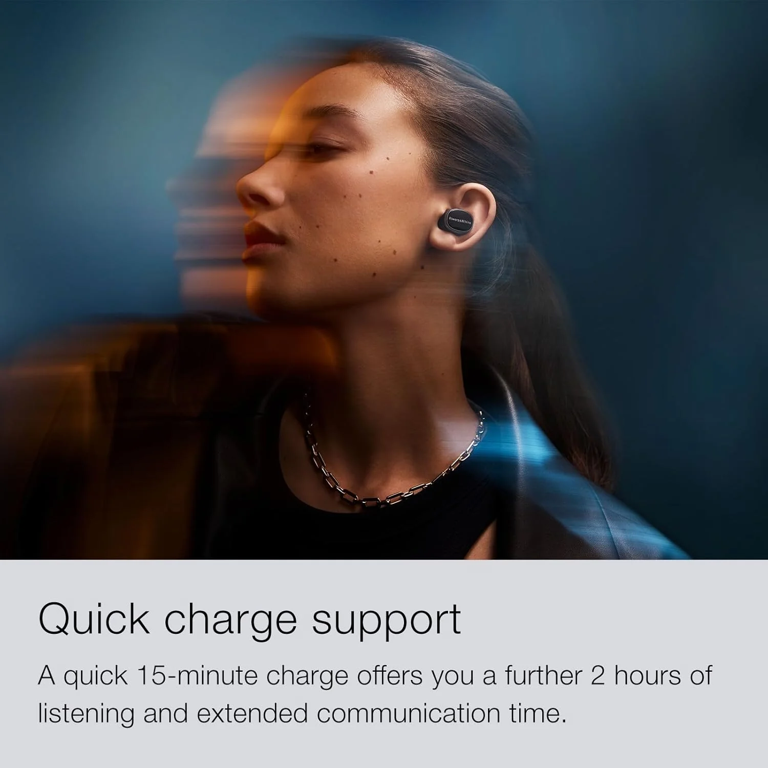 Bowers and Wilkins Pi8 Reference In-ear True Wireless Noise Cancelling Earbuds Anthracite Black - Image 9