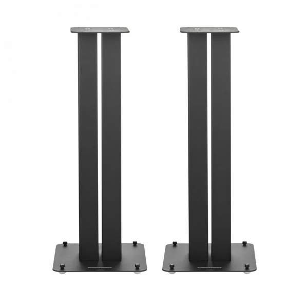 Bowers & Wilkins 606 S3 Bookshelf Speakers with FS-600 S3 Stands Black - Image 5
