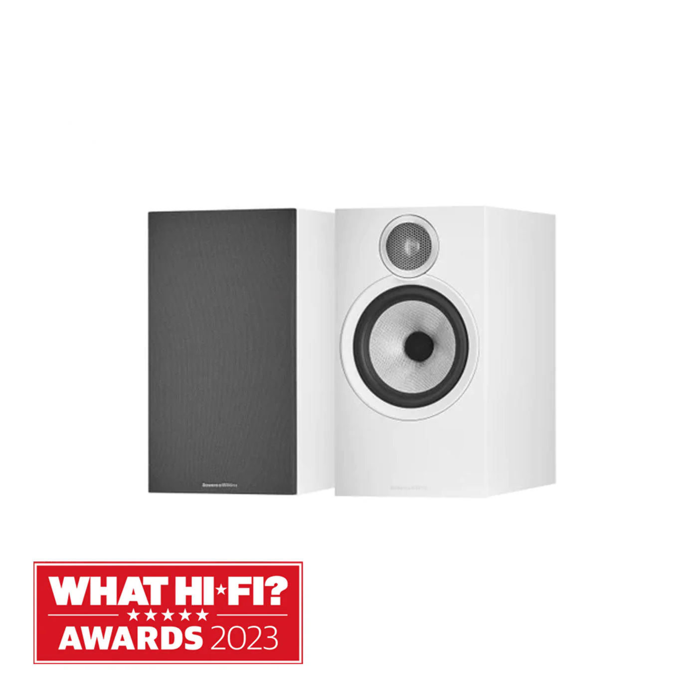 Bowers & Wilkins 606 S3 Standmount Speakers Pair White - Image 2