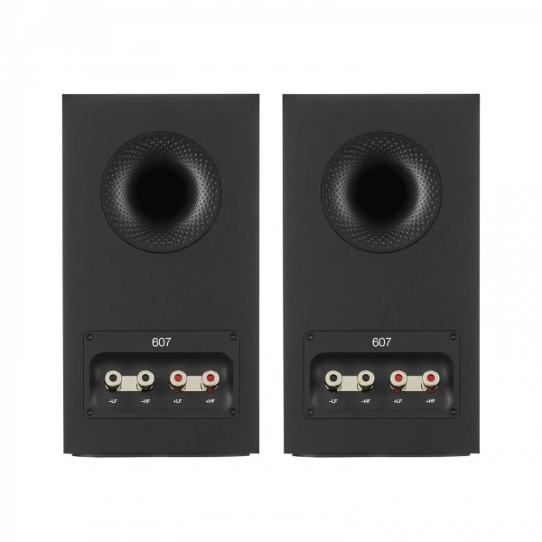 Bowers & Wilkins 607 S3 Bookshelf Speakers Pair Black - Image 4