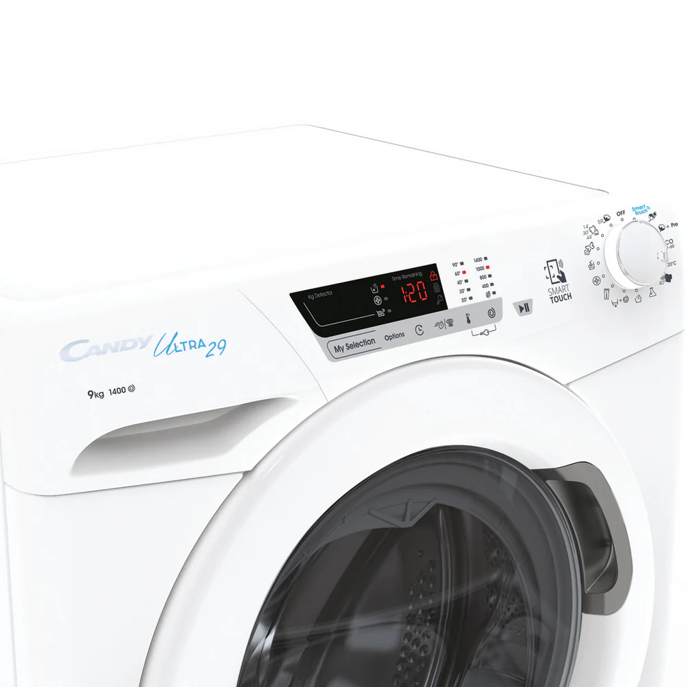 Candy HCU1492DE1-80 9kg 1400 Spin Washing Machine White - Image 3
