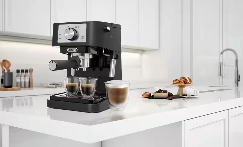 Delonghi EC260.BK Stilosa Traditional Barista Pump Manual Espresso Coffee Machine Black - Image 6