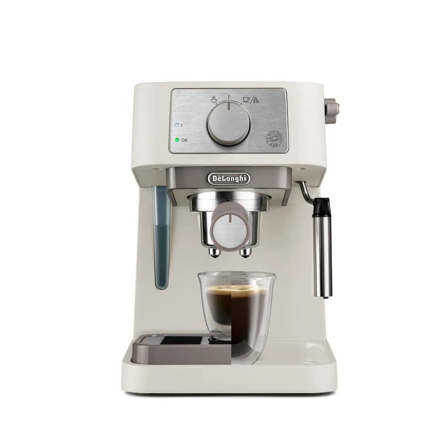 Delonghi EC260.CR Stilosa Traditional Barista Pump Manual Espresso Coffee Machine Cream - Image 2