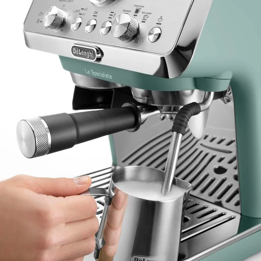 Delonghi EC9155.GR La Specialista Arte Compact Manual Bean to Cup Coffee Machine Green - Image 3
