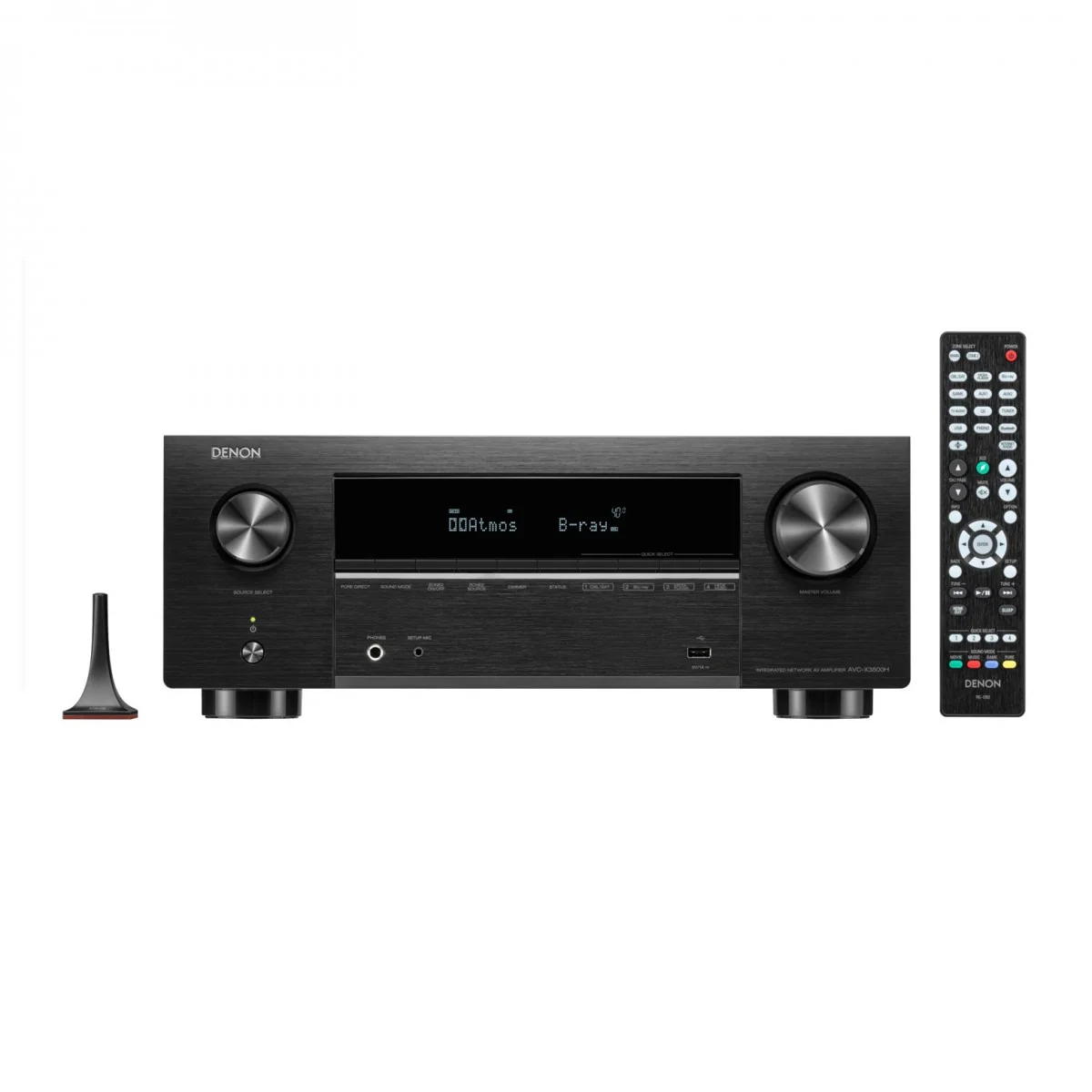 Denon AVC-X3800H 9.4 Ch 180W 8K AV Receiver with Monitor Audio Bronze 300 7G 5.1 Speaker Package - Image 2