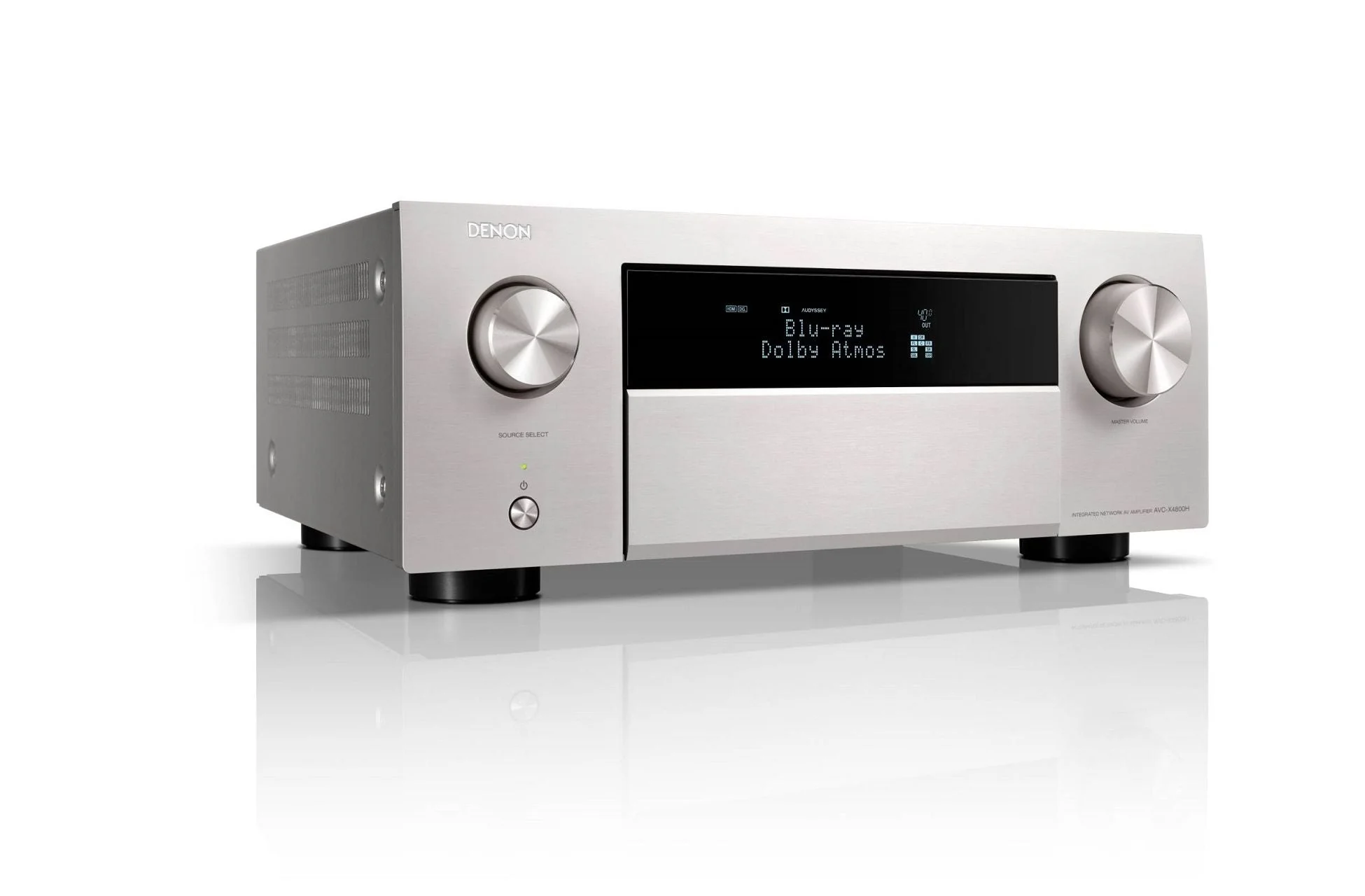 DENON AVC-X4800H 9.4 Channel 8K AV Amplifier - Silver - Image 4