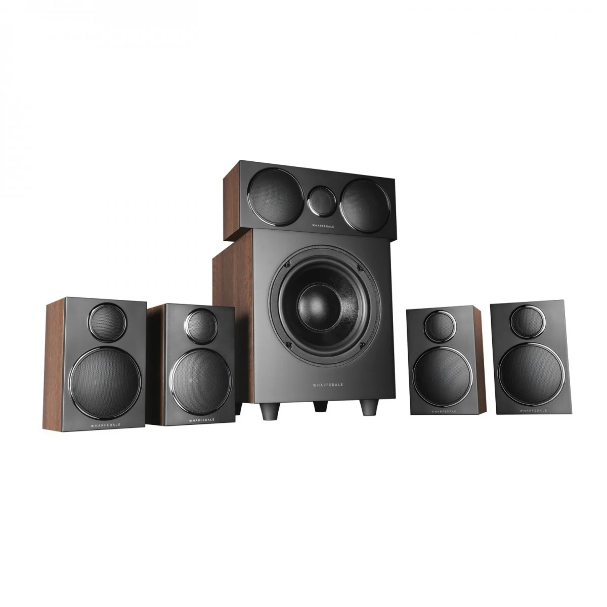 DENON AVCX3800H 8K AV Receiver With Wharfedale DX3 HCP 5.1 Speaker Package Walnut - Image 3