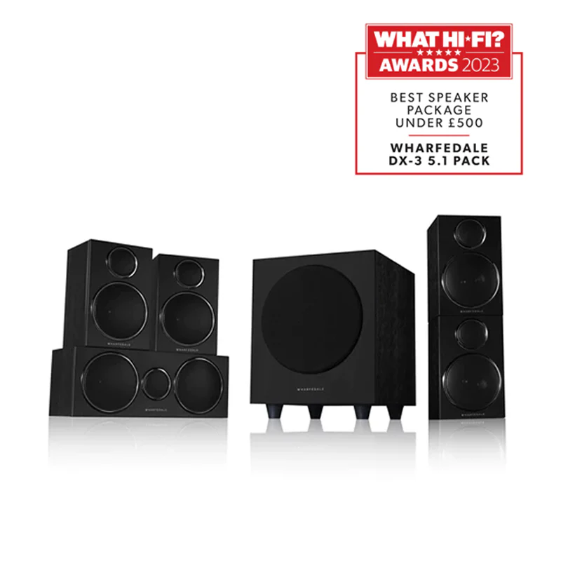 Denon AVRS970H AV Receiver With Wharfedale DX3 HCP 7.1 Speaker Package Black - Image 3
