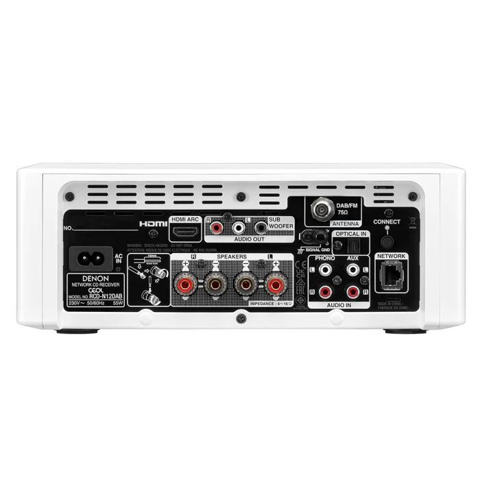 Denon CEOL RCD-N12DAB DAB+ All In One System White - Image 4