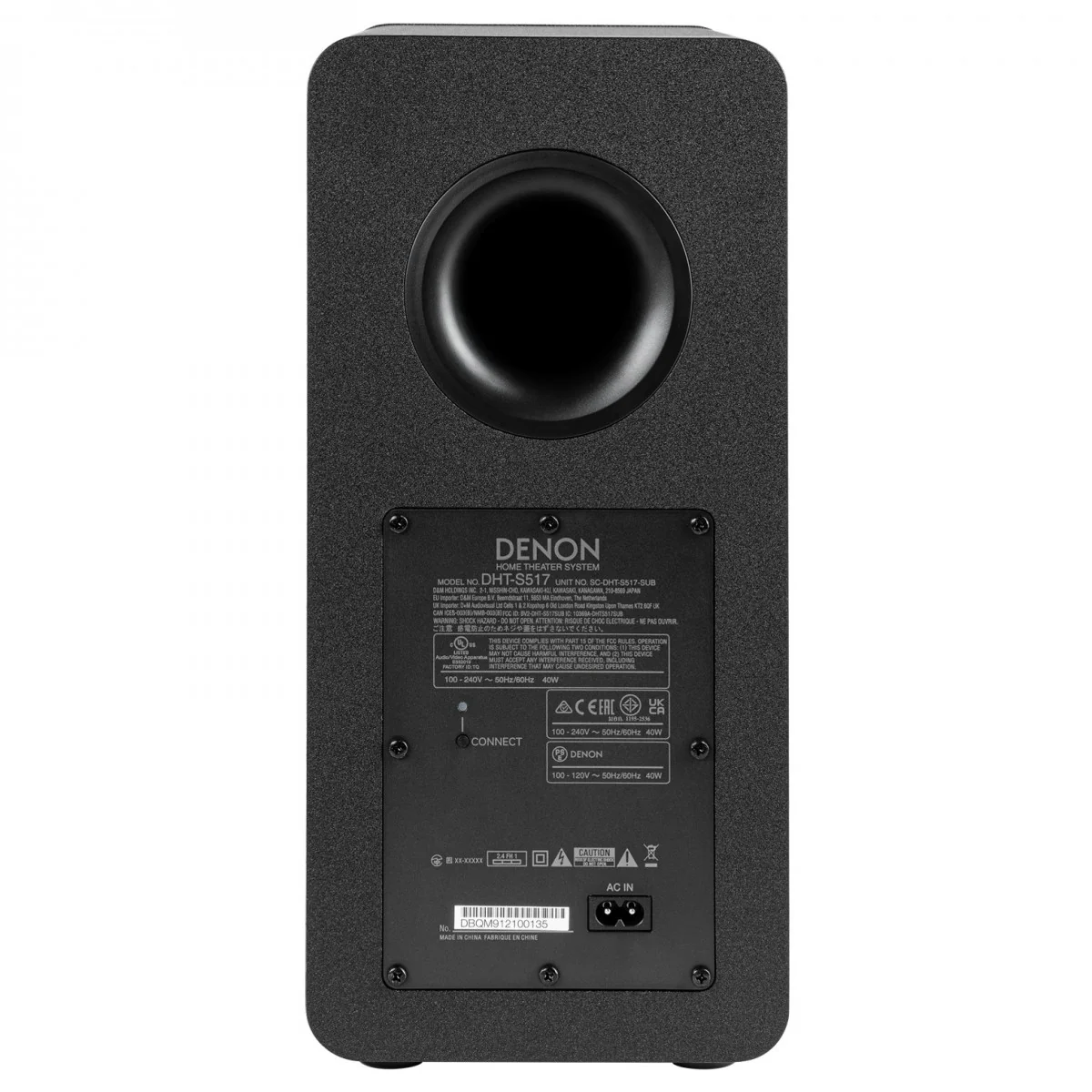 DENON DHTS517 Soundbar System with Dolby Atmos 3.1.2 3D Surround Sound and Wireless Subwoofer - Image 8