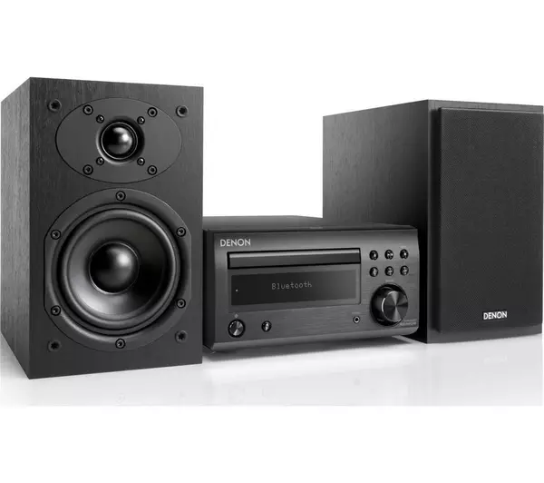 Denon DM41DAB DAB+ Mini HiFi System Black - Image 9