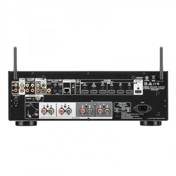 Denon DRA-900H 2.2 Ch 145W 8K AV Receiver with HEOS Built-in Black - Image 4
