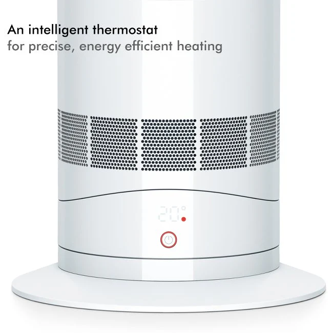 Dyson AM09 Hot + Cool™ Jet Focus Fan Heater White Nickel - Image 3