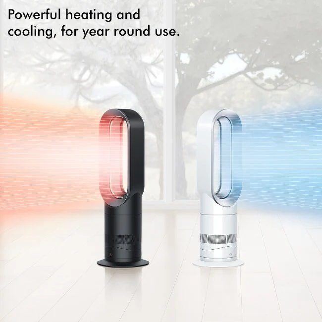 Dyson AM09 Hot + Cool™ Jet Focus Fan Heater White Nickel - Image 6