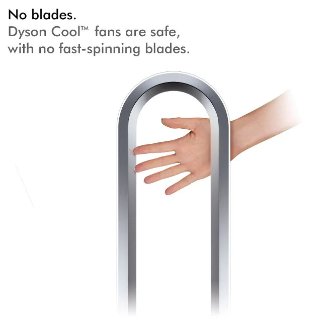 Dyson Cool™ AM07 Tower Fan- White Silver - Image 2