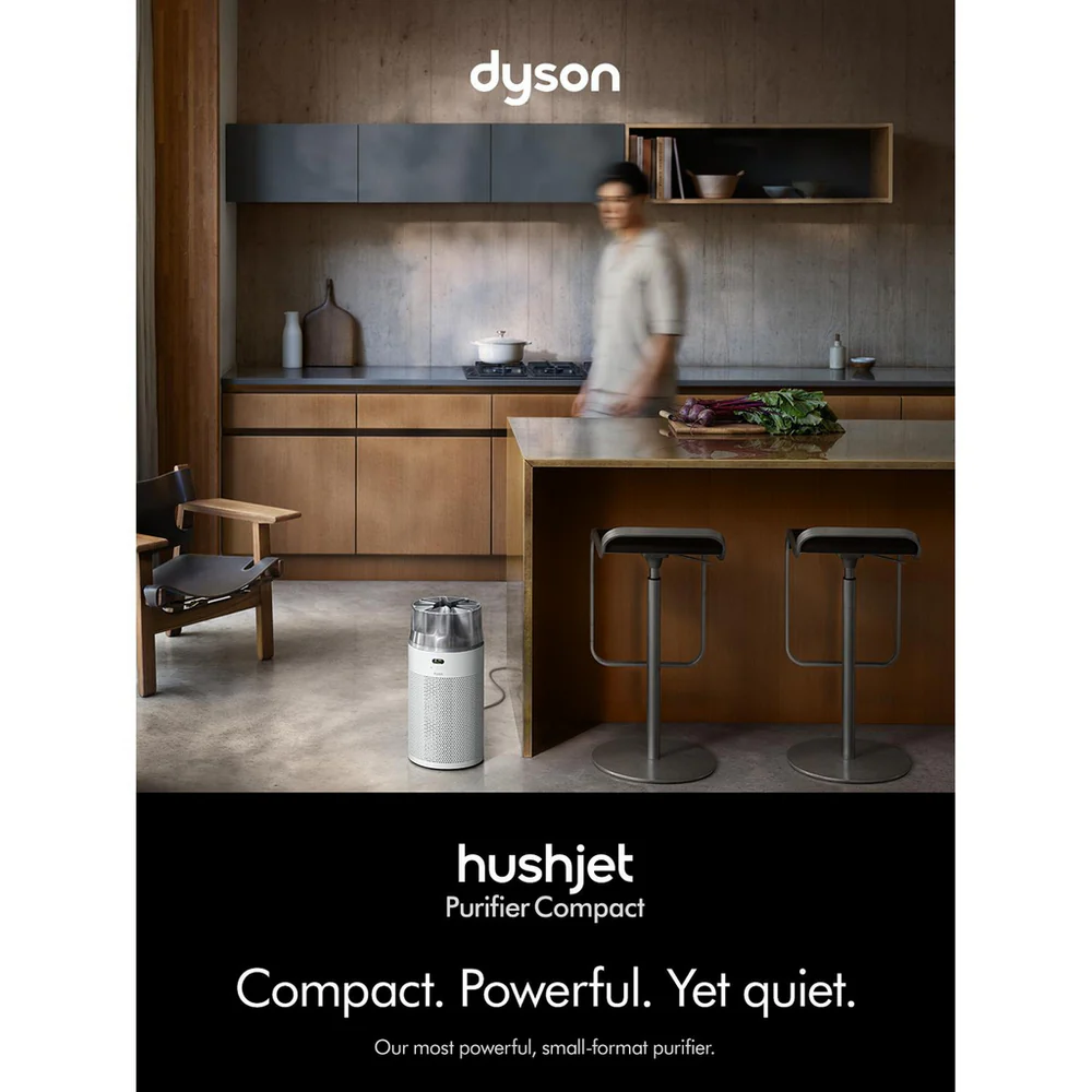 Dyson HJ10 HushJet Compact Air Purifier White Silver - Image 6