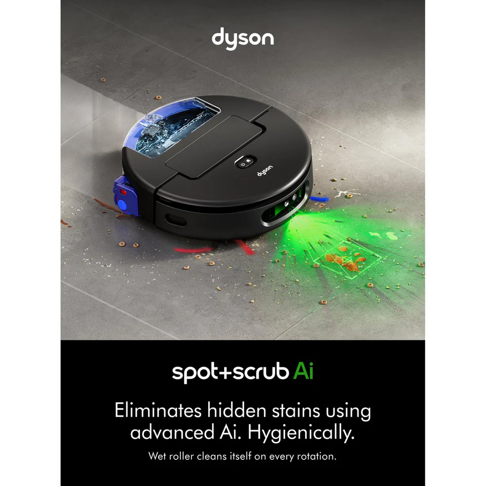 Dyson Spot+Scrub AI Robotic Vacuum Cleaner Black - Image 2