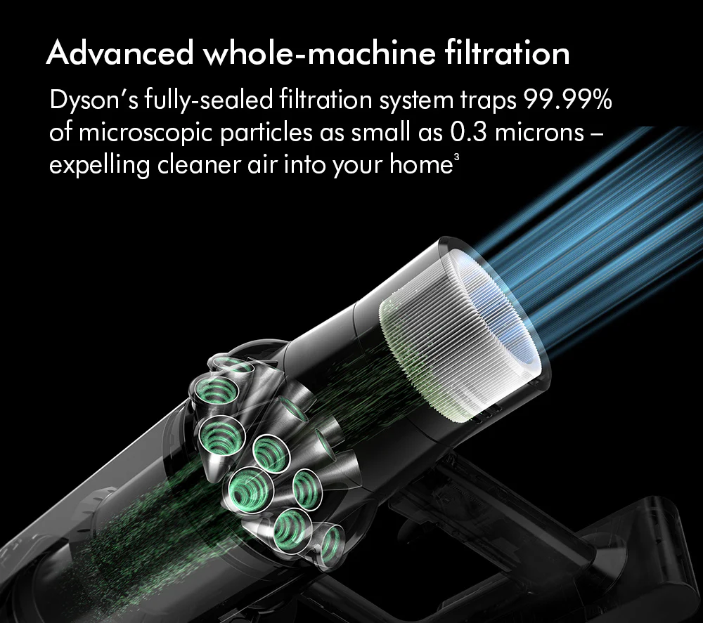 Dyson V11 Extra Cordless Stick Vacuum Cleaner Up To 60 Minutes Run Time Nickel and Red - Image 4