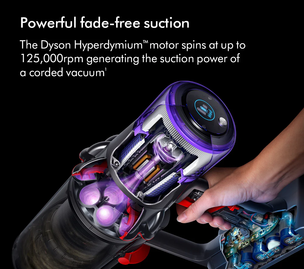 Dyson V11 Extra Cordless Stick Vacuum Cleaner Up To 60 Minutes Run Time Nickel and Red - Image 5