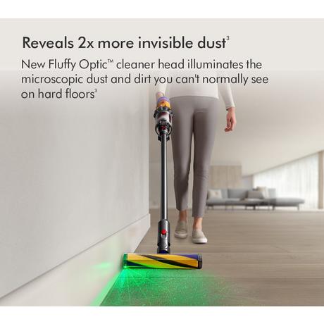 Dyson V12 Detect Slim Absolute Cordless Stick Vacuum Cleaner Up To 60 Minutes Run Time - Yellow - Image 6