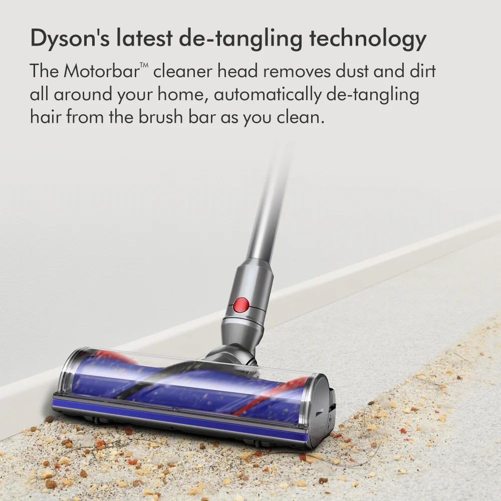 Dyson V12 Detect Slim Absolute Cordless Vacuum Cleaner with Furniture Cleaning Kit - Yellow Nickel - Image 11