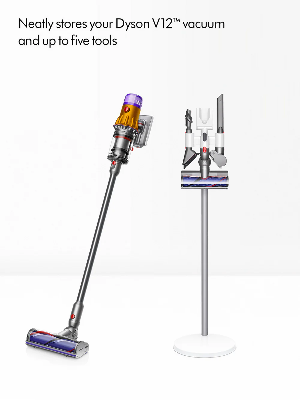Dyson V12 Floor Dok Vacuum Cleaner Dock White Silver V12FL00RDOKMUL - Image 2