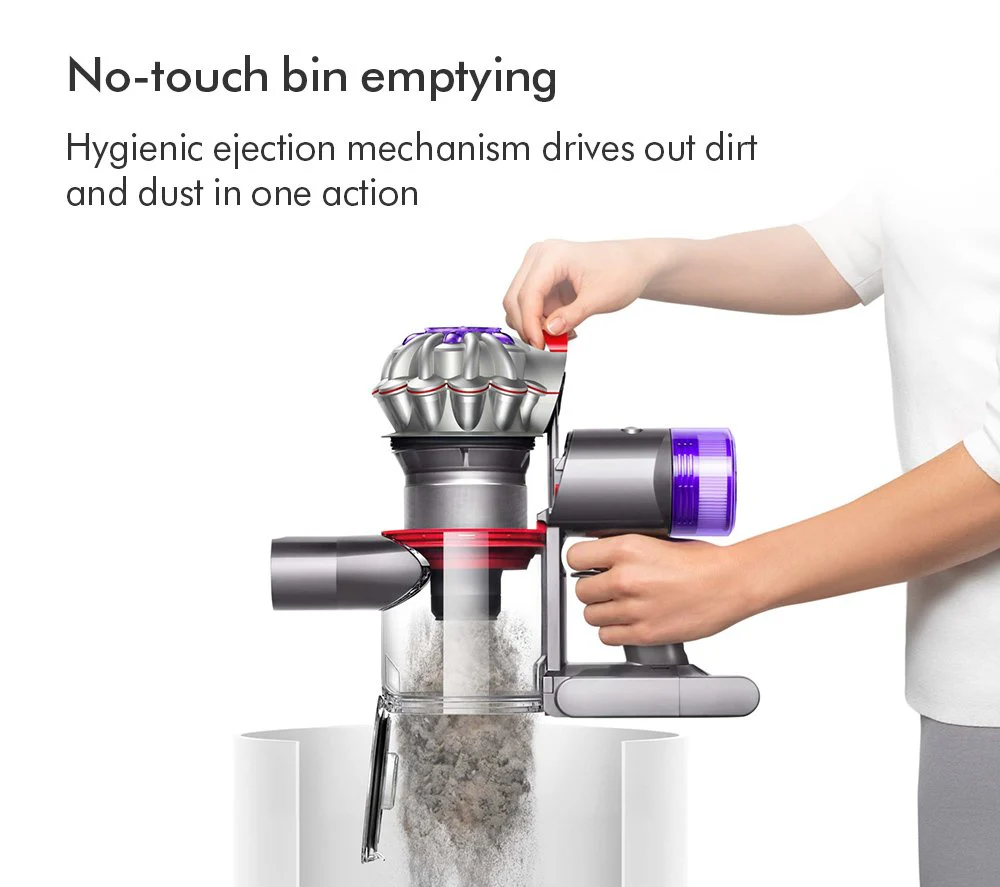 Dyson V8 Advanced Cordless Stick Vacuum Cleaner Up To 40 Minutes Run Time Silver - Image 11