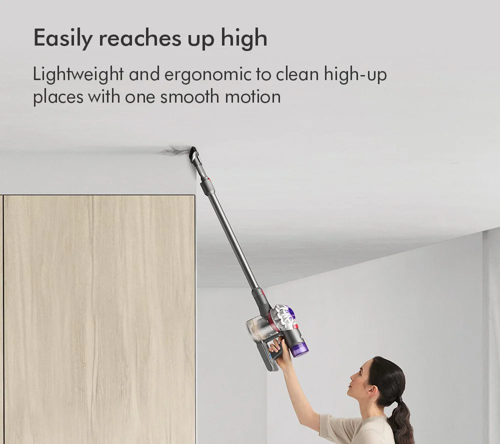 Dyson V8 Advanced Cordless Stick Vacuum Cleaner Up To 40 Minutes Run Time Silver - Image 7