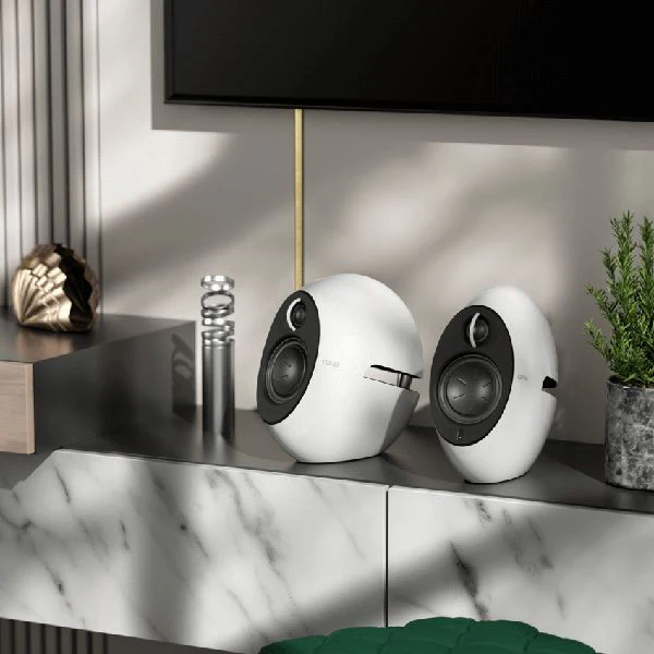 Edifier NEW E25HD 2.0 Bluetooth Speakers White - Image 6
