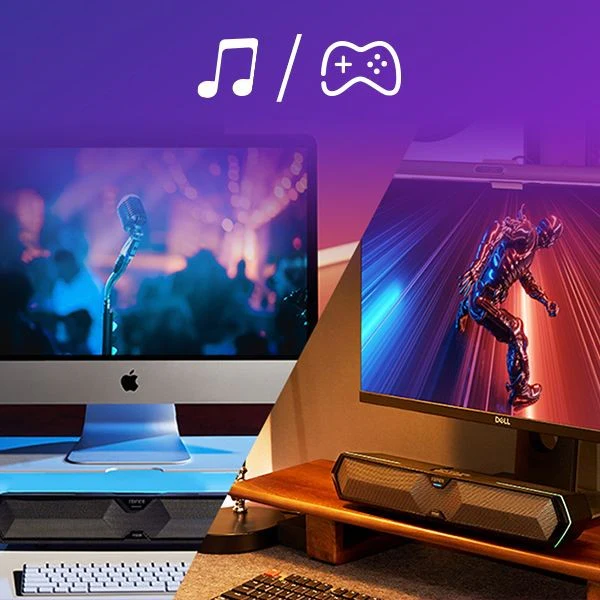 Edifier MG300 Compact Gaming Bluetooth Soundbar with RGB Lighting - Image 7