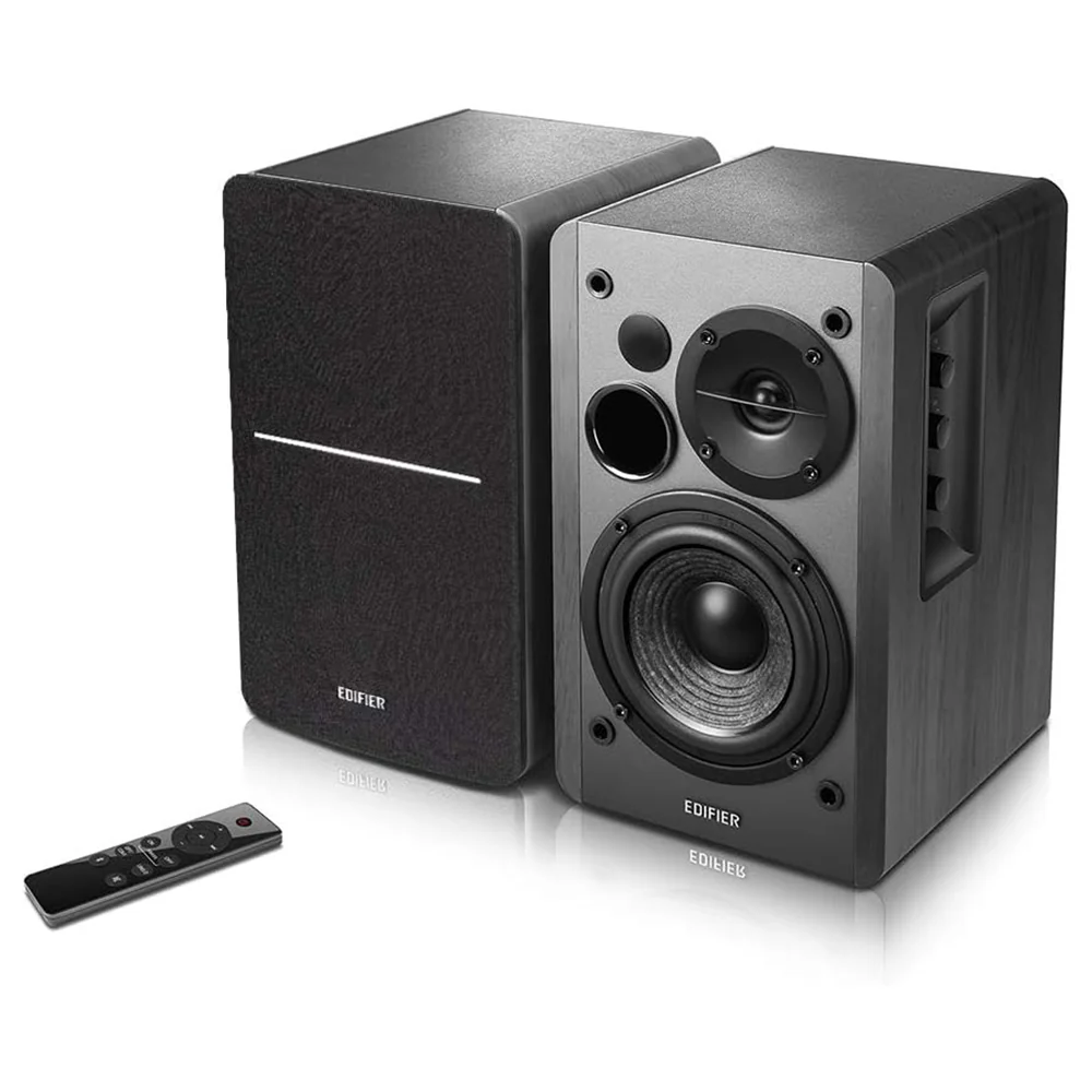 Edifier R1280DBS Active 2.0 BT Bookshelf Speakers Pair with Sub Out - Black - Image 2