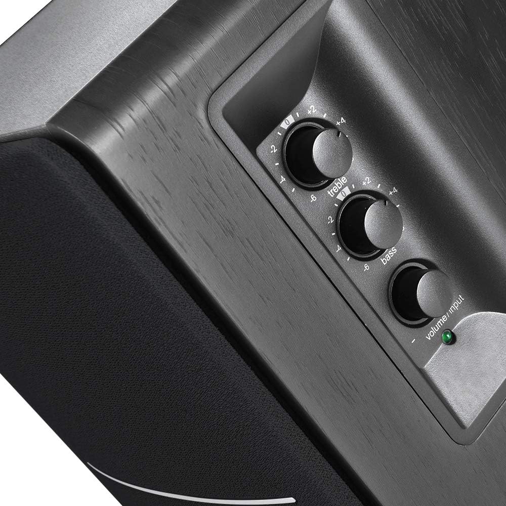 Edifier R1280DBS Active 2.0 BT Bookshelf Speakers Pair with Sub Out - Black - Image 5