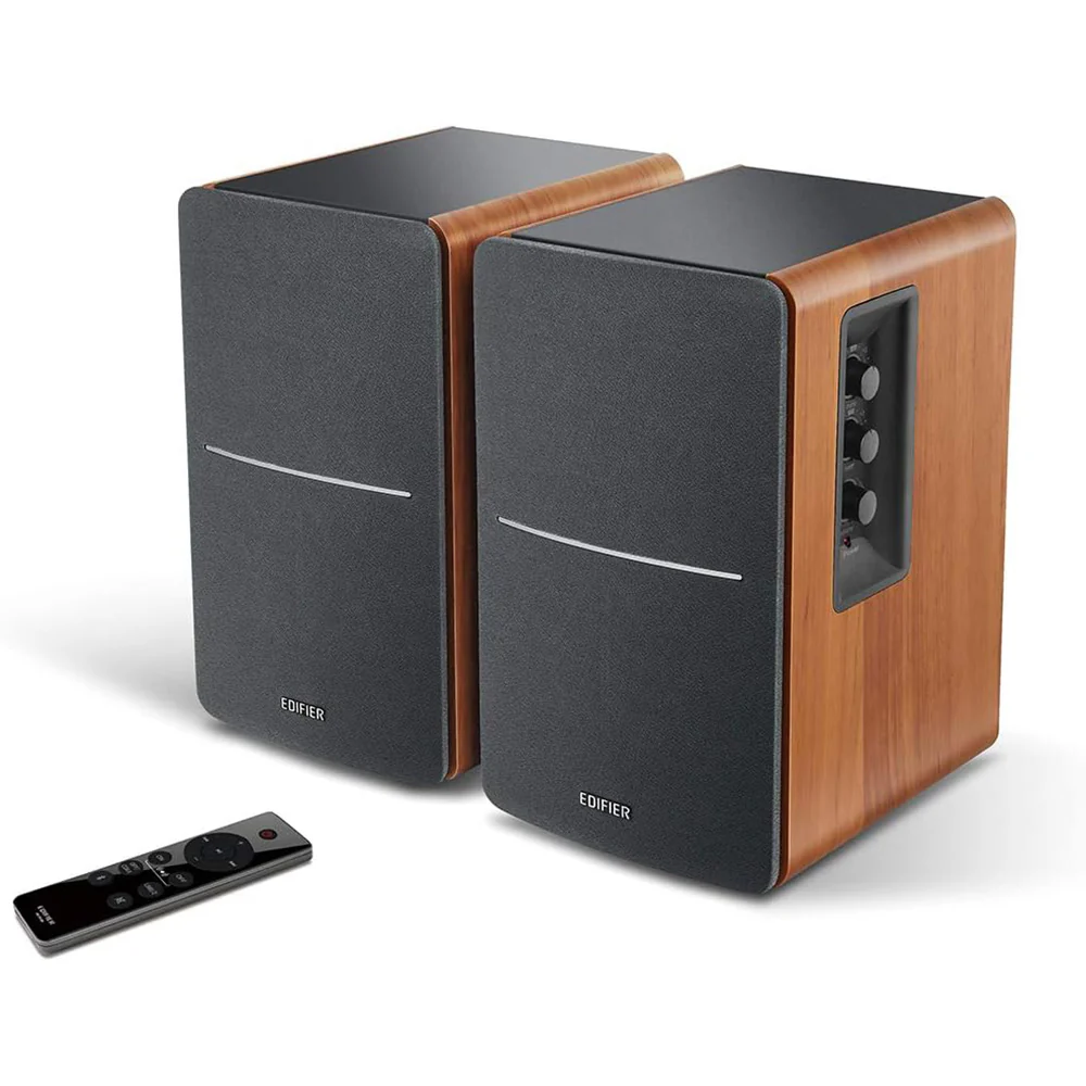 Edifier R1280DBS Active 2.0 BT Bookshelf Speakers Pair with Sub Out - Maple - Image 2