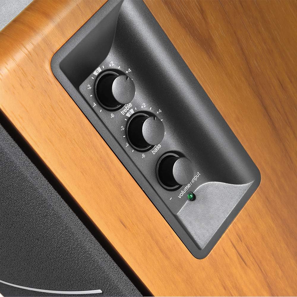 Edifier R1280DBS Active 2.0 BT Bookshelf Speakers Pair with Sub Out - Maple - Image 4