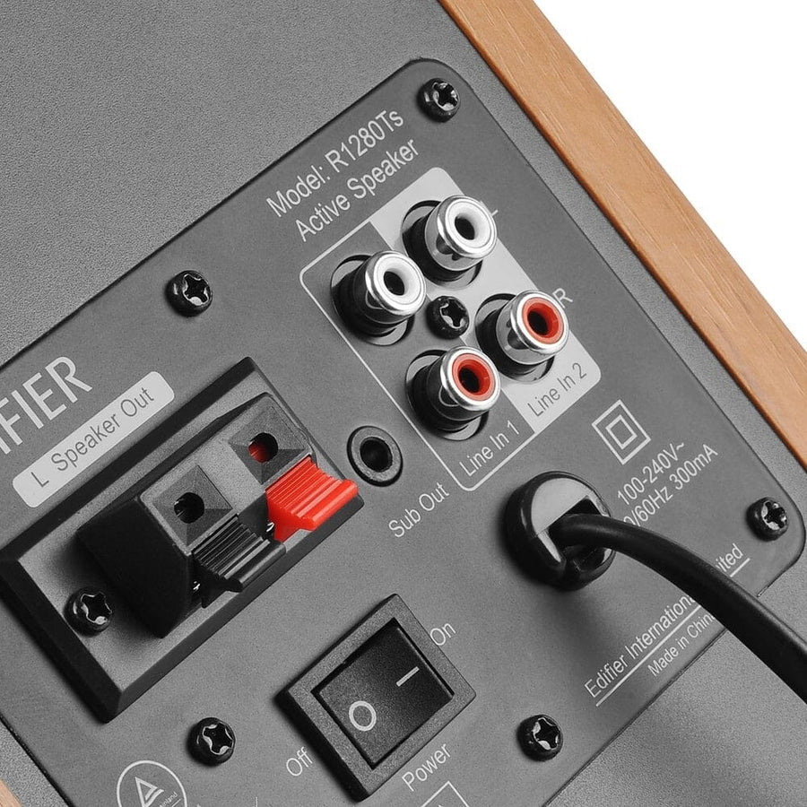 Edifier R1280Ts Active Bookshelf Speakers with Subwoofer Out - Image 5