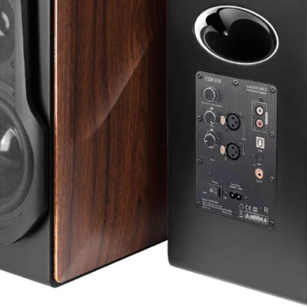 Edifier S3000MKII Premium Hi-Res Active Bluetooth Bookshelf Speakers Brown - Image 5