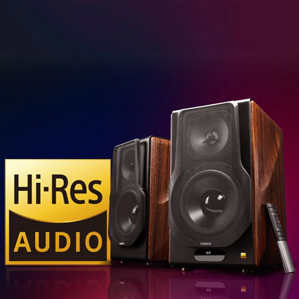 Edifier S3000MKII Premium Hi-Res Active Bluetooth Bookshelf Speakers Brown - Image 6
