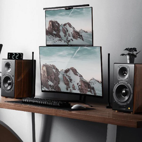 Edifier S3000MKII Premium Hi-Res Active Bluetooth Bookshelf Speakers Brown - Image 8