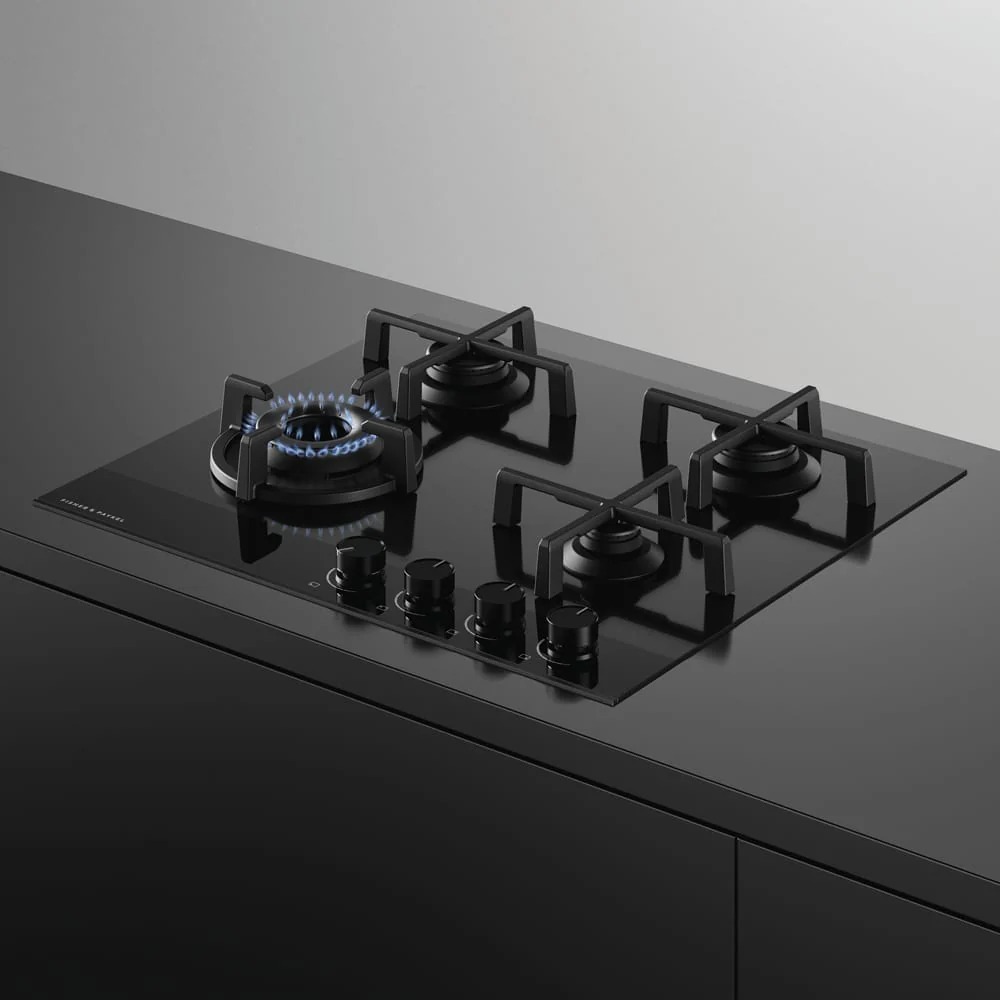 Fisher and Paykel CG604DNGGB4 Series 9 60cm 4 Burner Gas Hob Black - Image 2