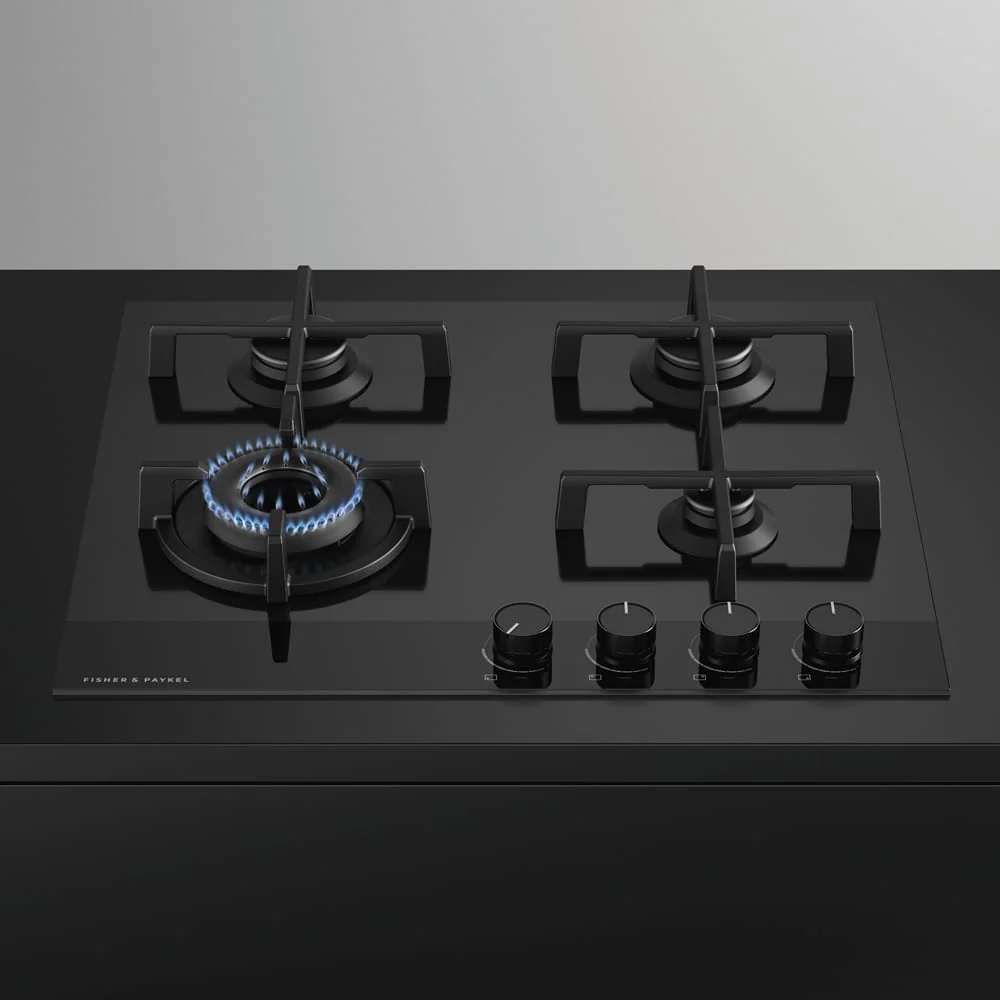 Fisher and Paykel CG604DNGGB4 Series 9 60cm 4 Burner Gas Hob Black - Image 3