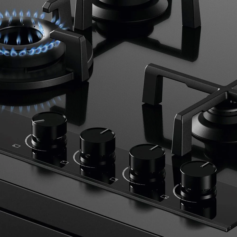 Fisher and Paykel CG604DNGGB4 Series 9 60cm 4 Burner Gas Hob Black - Image 4