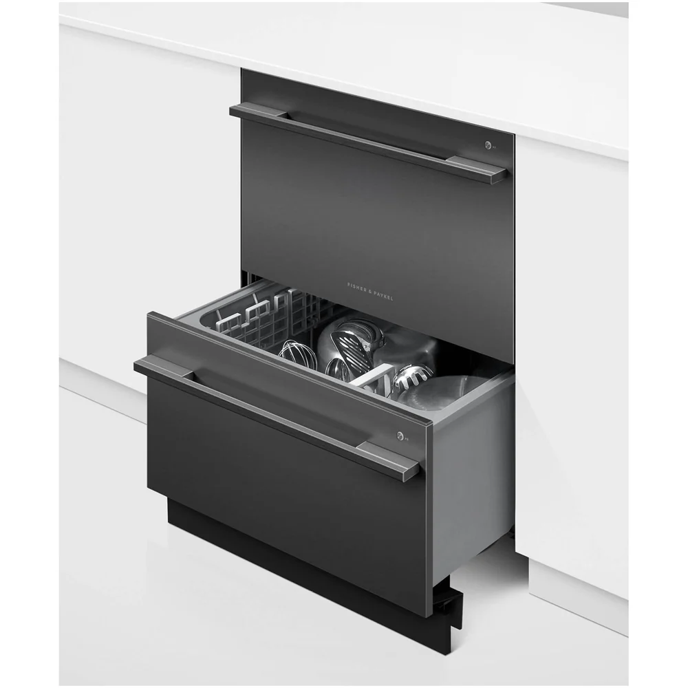 Fisher and Paykel DD60DDFHB9 Series 9 Integrated Double DishDrawer™ Dishwasher 12 Place Setting - Image 3