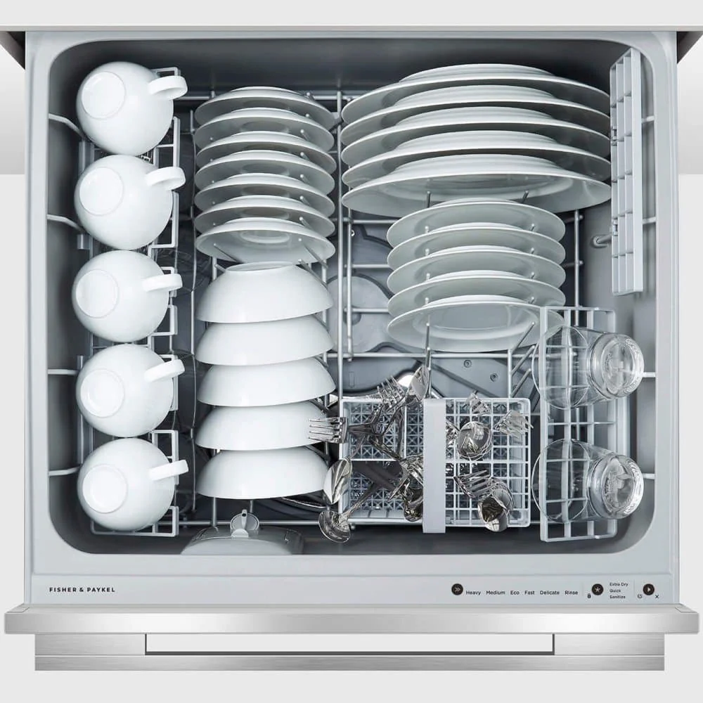 Fisher and Paykel DD60DDFHX9 Series 9 Integrated Double DishDrawer™ Dishwasher 12 Place Settings - Image 5