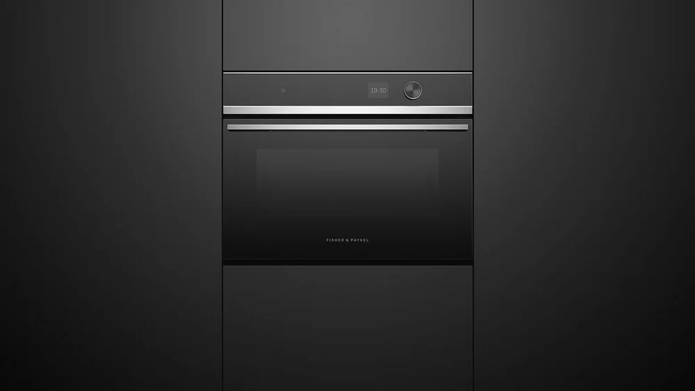 Fisher and Paykel OM60NDLX1 Series 7 Contemporary Compact Combi-Microwave Built-In Oven Stainless Steel - Image 4