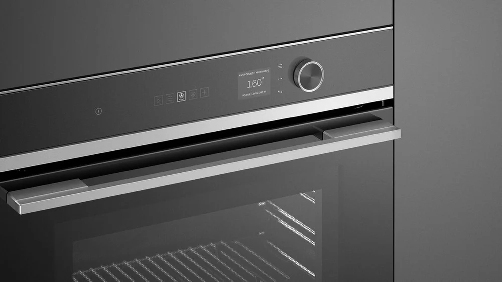 Fisher and Paykel OM60NDLX1 Series 7 Contemporary Compact Combi-Microwave Built-In Oven Stainless Steel - Image 5