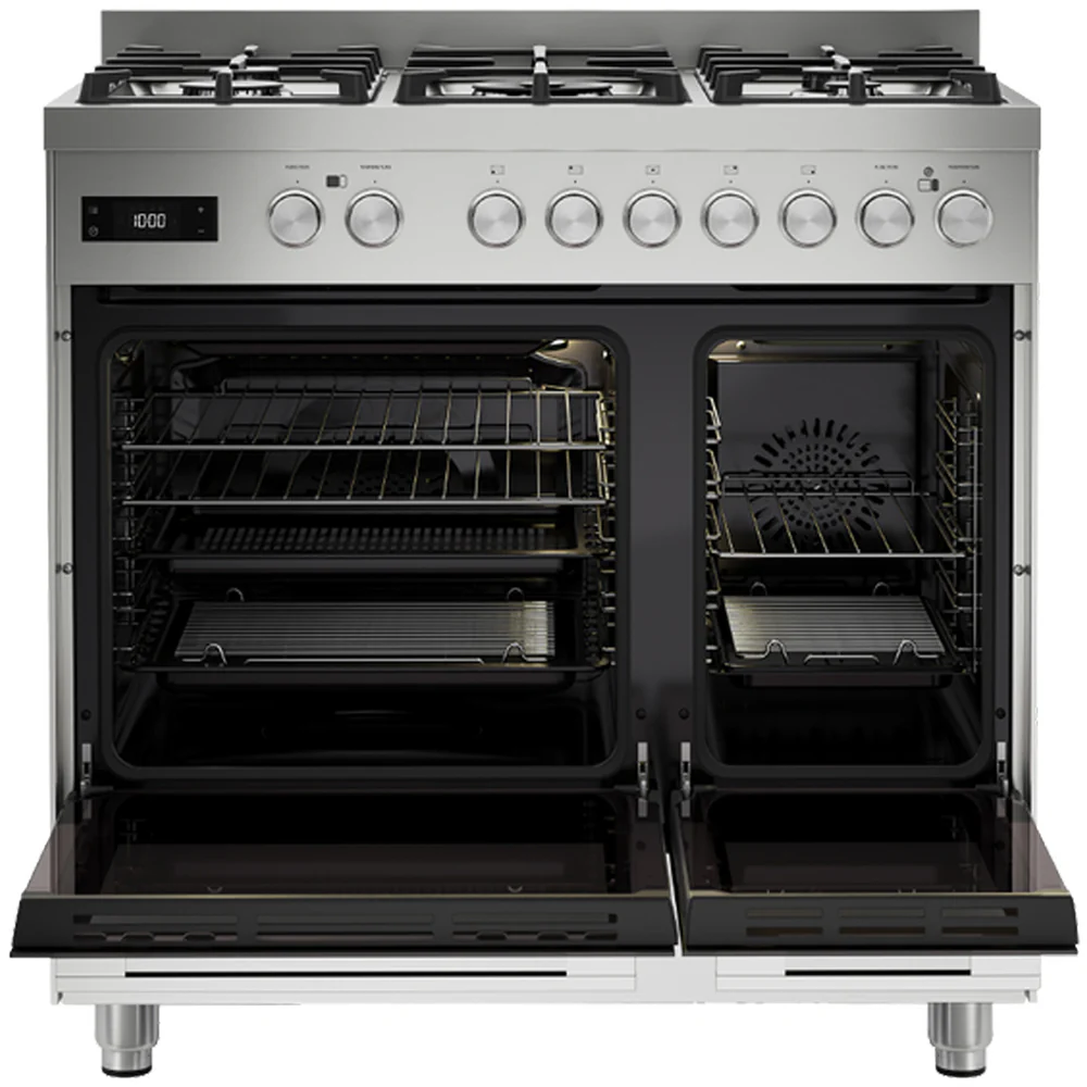 Fisher and Paykel OR90L7DBGFX2 Series 7 Contemporary Dual Fuel 5 Burner Range Cooker Stainless Steel - Image 3