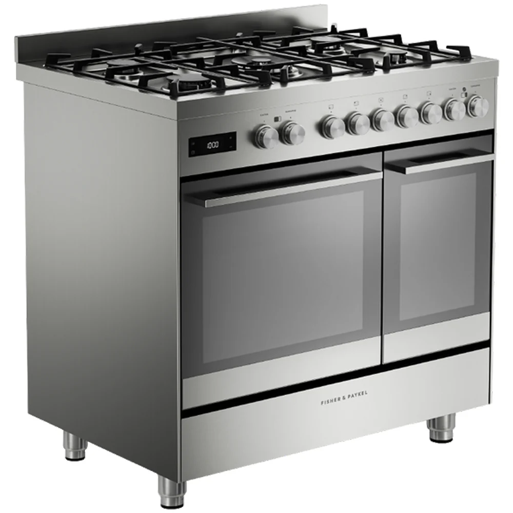 Fisher and Paykel OR90L7DBGFX2 Series 7 Contemporary Dual Fuel 5 Burner Range Cooker Stainless Steel - Image 8